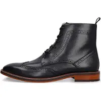 Nae Vegan Shoes Botas com atacadores 'CHASE' preto