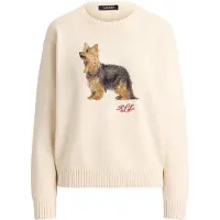 Ralph Lauren Pullover creme / castanho / vermelho sangue / preto