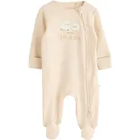 Next Pijama bege / bege claro / cinzento / branco