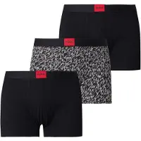 HUGO Boxers 'GALAXY' cinzento / vermelho / preto