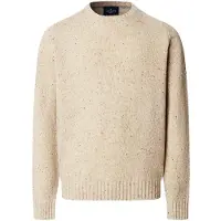 Hackett London para homem. HM7000253 Suéter Donegal bege (M), Casual, Lã, Clássico