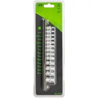 JBM Conjunto De Soquetes Hexagonais De 1/4 Polegadas