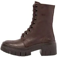 Art para mulher. 113751612003_012 Botins de Pele 1375 York castanho escuro (39), Couro, Marrom, 3 a 5cm, Cordão, Zíper, Casual