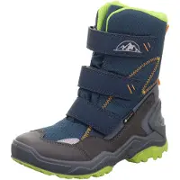 Superfit Bota 'JUPITER ICE' navy / cinzento escuro / kiwi