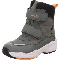 Superfit Bota de neve 'CULUSUK 2.0' verde escuro / laranja / preto