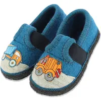 Beck Pantufa 'LKW' azul / cinzento / laranja / vermelho