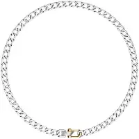 Emporio Armani Colar ouro / prata