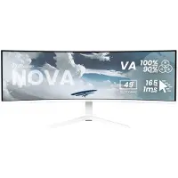 AROZZI Monitor Gaming Nova 49´´ Dqhd Va Led 165hz