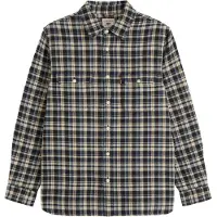 Levi's Camisa 'JACKSONWORKER' bege / navy / azul claro / azul escuro