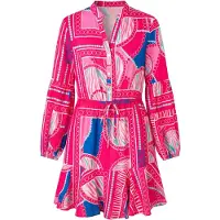 Faina Vestidos camiseiros creme / azul claro / rosé / rosa escuro