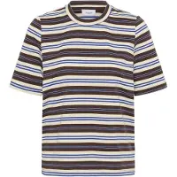 St. Tropez Blusa azul / castanho