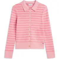 Tommy Hilfiger Casaco de malha amora / rosa escurecido