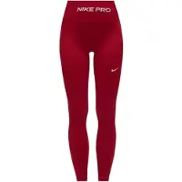 Nike Calças de desporto 'Pro' vermelho vinho / branco