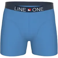 Line One Boxers 'Herren Boxershorts aus Baumwolle' azul céu