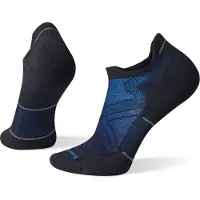 Smartwool Meias de desporto 'Run Targeted' azul escuro / preto
