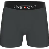 Line One Boxers 'Herren Boxershorts aus Baumwolle' grafite