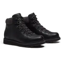 Timberland Botas com atacadores cinzento escuro / preto