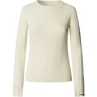 Pepe Jeans para mulher. PL7000207 Camisola Anna Crew branco sujo (S), Casual, Algodão