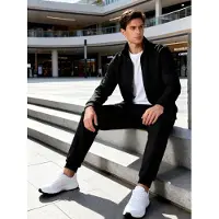 Tommy Life Fato de treino 'Aktive Sets' preto