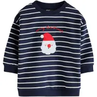 Next Sweatshirt navy / vermelho / branco