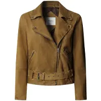 Pepe Jeans para mulher. PL4024531 Jaqueta de pele Kara bege (M), Casual, Camurça