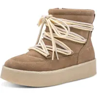 Tamaris Botas de neve bege escuro