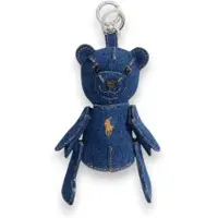 Ralph Lauren para mulher. 427P14990001 Miçanga Polo Bear de denim para bolsa azul (OSFA), Casual, Algodão
