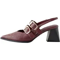 Next Sapatos abertos atrás 'Forever Comfort' borgonha