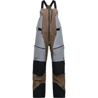 Peak Performance - Calças ski mulher - W Vertical Gore-Tex Pro Bib Terrain Tan Lt Grey para Mulher - Tamanho L - Castanho