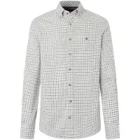 Hackett London para homem. HM3010854 Camisa Flannel Check verde (XL), Casual, Algodão, Manga comprida