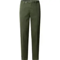 Hackett para homem. HM2100171 Calça Brushed Cott Twill verde (38/32), Casual, Algodão, Clássico
