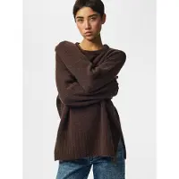 Pieces Pullover 'PCTina' castanho