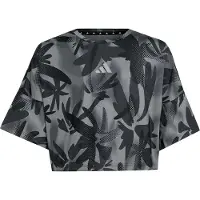 Adidas Camiseta De Manga Curta Sport Icons Allover Printed Cropped