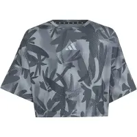 Adidas Camiseta De Manga Curta Sport Icons Allover Printed Cropped