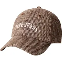 Pepe Jeans Boné 'Fleury' ecru / castanho / branco