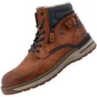 Mustang Botas com atacadores caramelo / preto