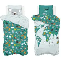 Atmosphera for Kids Roupa De Cama Mapa Do Mundo