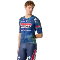 Castelli Camisola De Ciclismo De Manga Curta Aero Race 8s Soudal Quick-step 2026