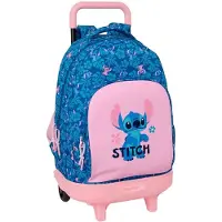 Safta Mochila Com Rodas Compact Extraible Stitch Lio 33l