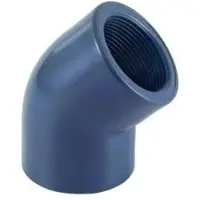 Cepex 22591 Cotovelo Pvc 45º Ø90 Rosca Fêmea Bsp