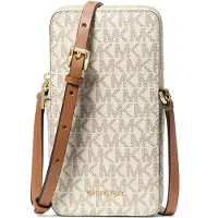 Michael Kors Mala de ombro bege / conhaque