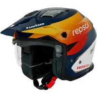 Hebo Capacete Aberto Htr-p01 V6 Montesa Team