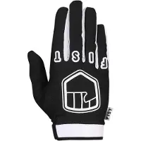 Fist Luvas De Off-road Strapped Black Panda