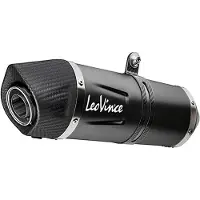 Leovince Silenciador Slip-on Não Homologado Lv One Evo Black Edition Yamaha Xtz 690 19-22/xtz 690 Sp 21-22/xtz 700 23-26/xtz 700 D 23-24