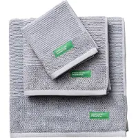 Benetton Conjunto De Toalhas De Banho 450gsm 3 Unidades