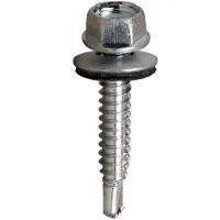 Cofan Parafuso Auto Perfurante Para Telhado Com Arruela Epdm Blister Din-7504k+w 4.8x16 Mm 10 Unidades 8 Peças