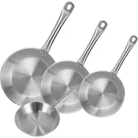 Wellhome Conjunto De Frigideiras 20/24/28/30 Cm 4 Peças