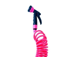 The Garden People Mangueira De Jardim Eva Coil 15m 8 Jet Spray Gun