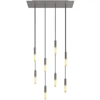 Creative Cables Luminária Pendente Rectangular Rose-one Xxl 8 Falls