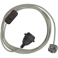 Creative Cables Porta-lâmpada Com Cabo Snakebis Zig-zag Shade Ready E27